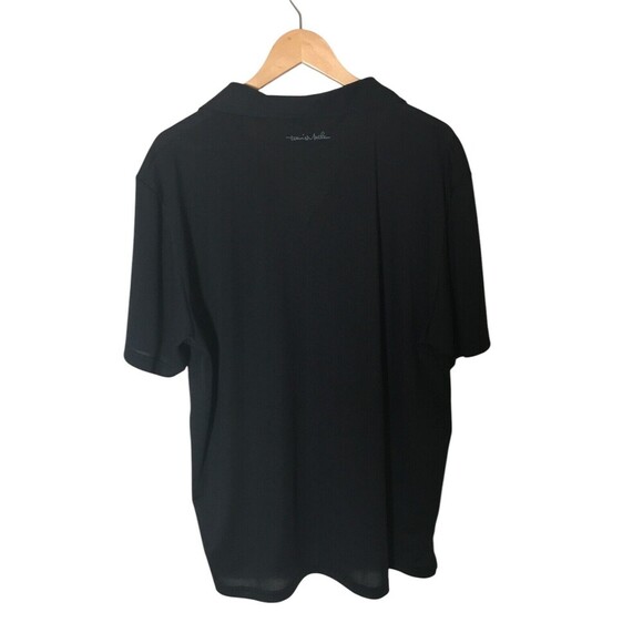 Travis Mathew Shirt Men's Size XXL Black Polo Short Sleeves - Picture 4 of 8